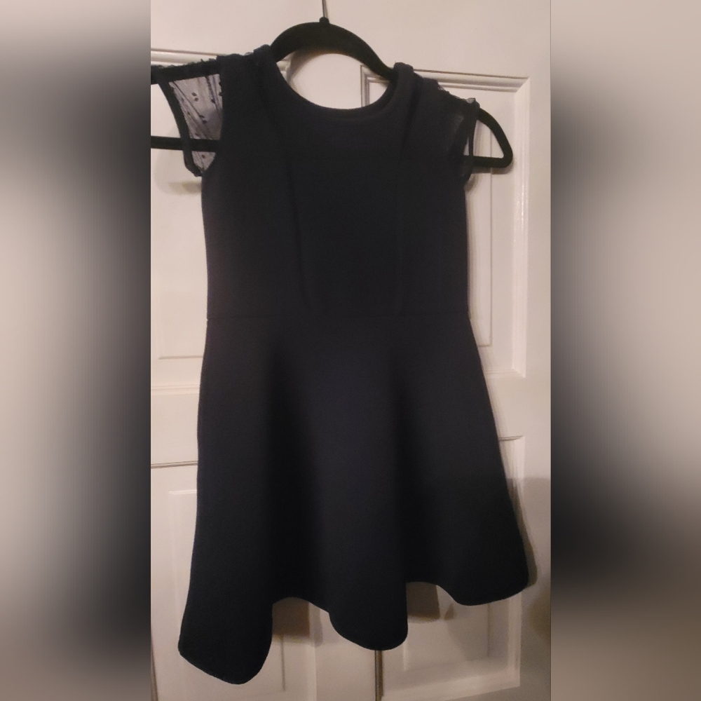 Nwt Lot Of 2 Girls School Uniform Navy Skater Dress Size Large - Picture 2 of 12